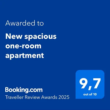 New Spacious One-room Apartment *
